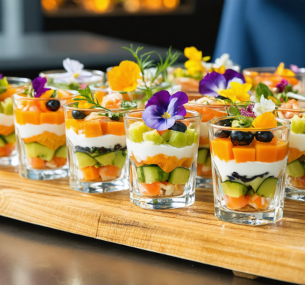 découvrez l'apéro en verrines : des mini portions pleines de saveurs pour des sensations gustatives intenses et conviviales.