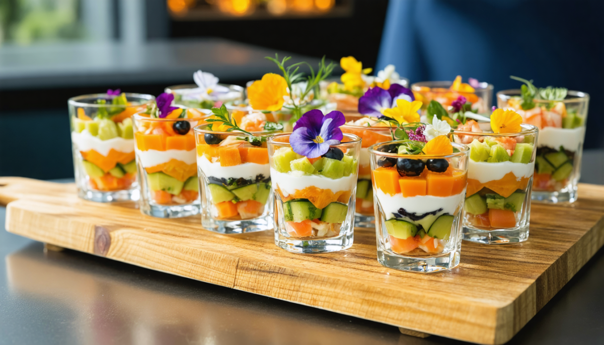 découvrez l'apéro en verrines : des mini portions pleines de saveurs pour des sensations gustatives intenses et conviviales.