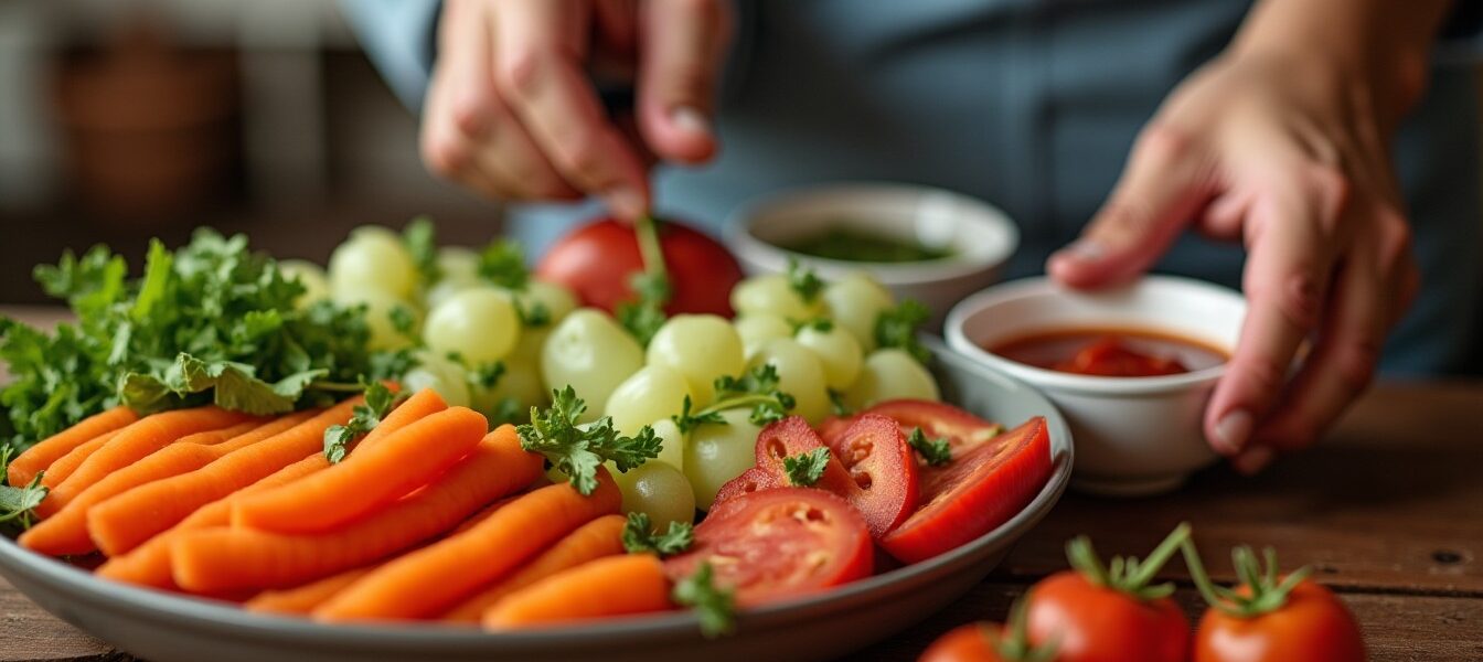 Apéro crudités et sauce : fraîcheur croquante et saveurs santé à partager