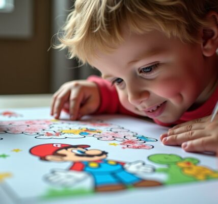 Coloriages Mario à imprimer : un plaisir créatif pour tous les fans du célèbre plombier rouge, petits et grands