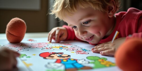 Coloriages Mario à imprimer : un plaisir créatif pour tous les fans du célèbre plombier rouge, petits et grands