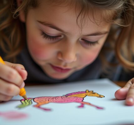 Coloriages de chevaux à imprimer : idées créatives pour divertir les enfants tranquillement