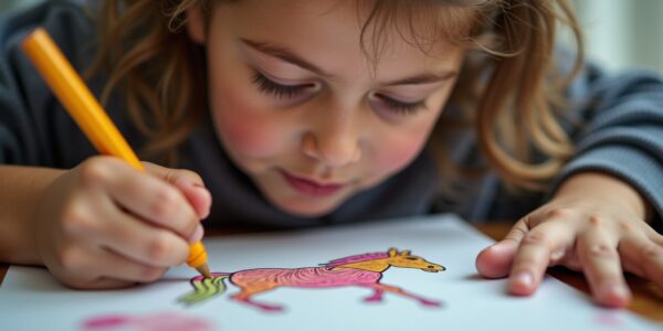 Coloriages de chevaux à imprimer : idées créatives pour divertir les enfants tranquillement
