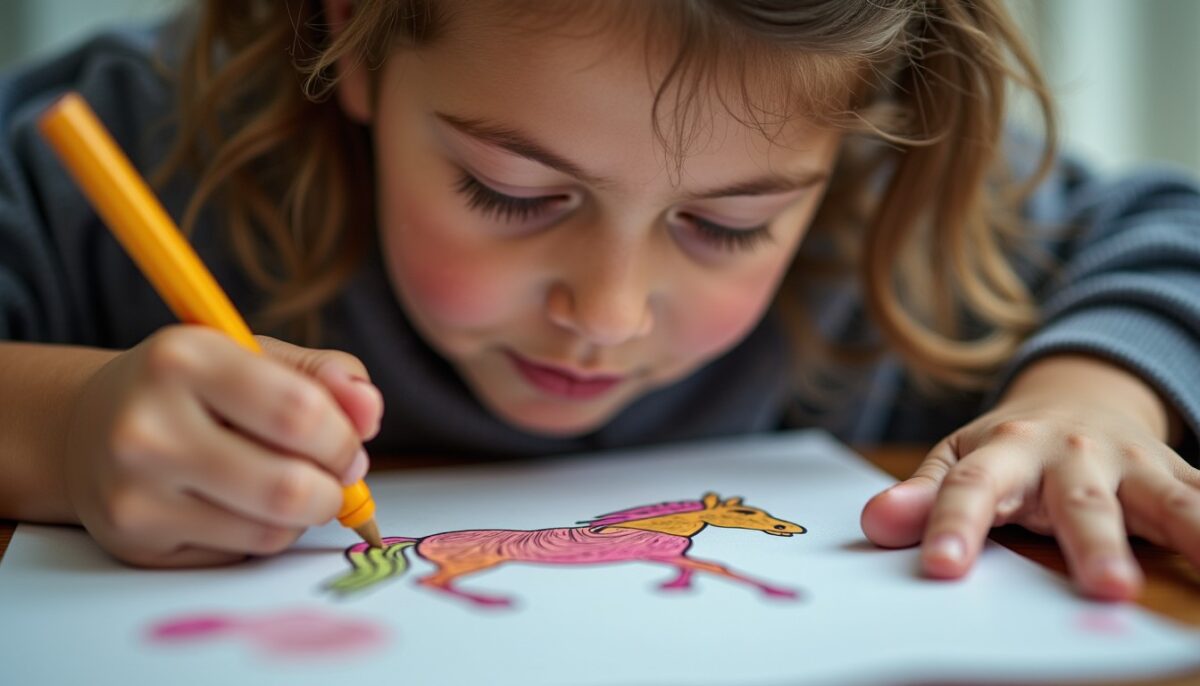 Coloriages de chevaux à imprimer : idées créatives pour divertir les enfants tranquillement