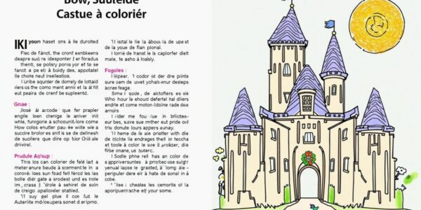 Château à colorier : idées ludiques et créatives pour divertir les enfants cet après-midi