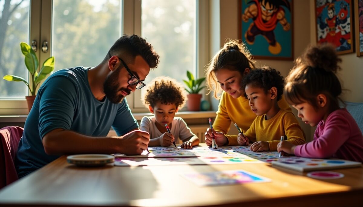 DBZ en couleurs : redonnez vie à vos héros légendaires en famille