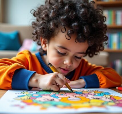 Coloriage Sangoku : Stimuler l'imagination des enfants grâce à l'univers passionnant de Dragon Ball