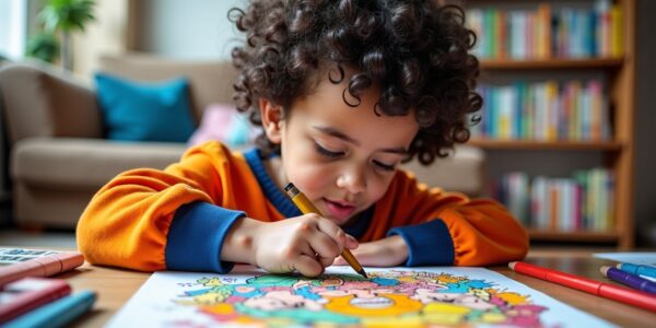 Coloriage Sangoku : Stimuler l'imagination des enfants grâce à l'univers passionnant de Dragon Ball