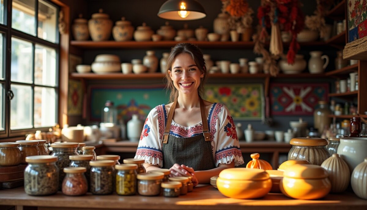 Découvrez un magasin roumain : trésors traditionnels et saveurs authentiques à savourer