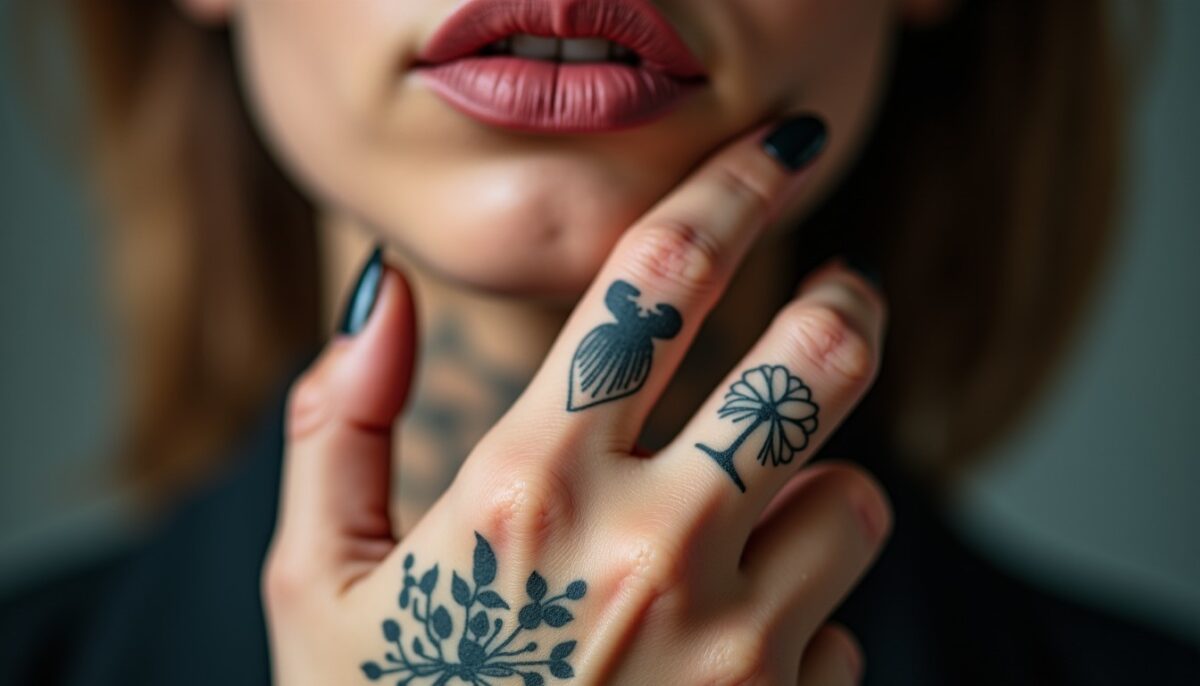 Tatouages sur les doigts pour femmes : symboles tendances et leurs significations cachées