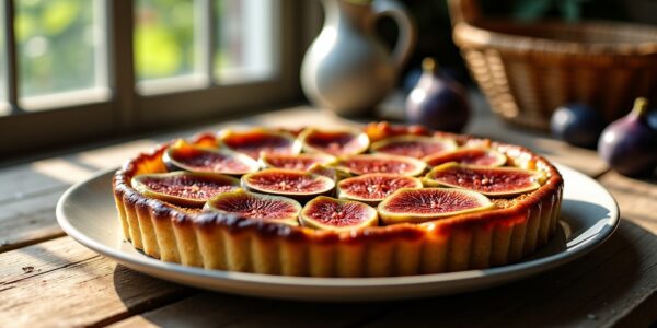 Secrets pour une tarte aux figues à la fois moelleuse et délicieusement parfumée