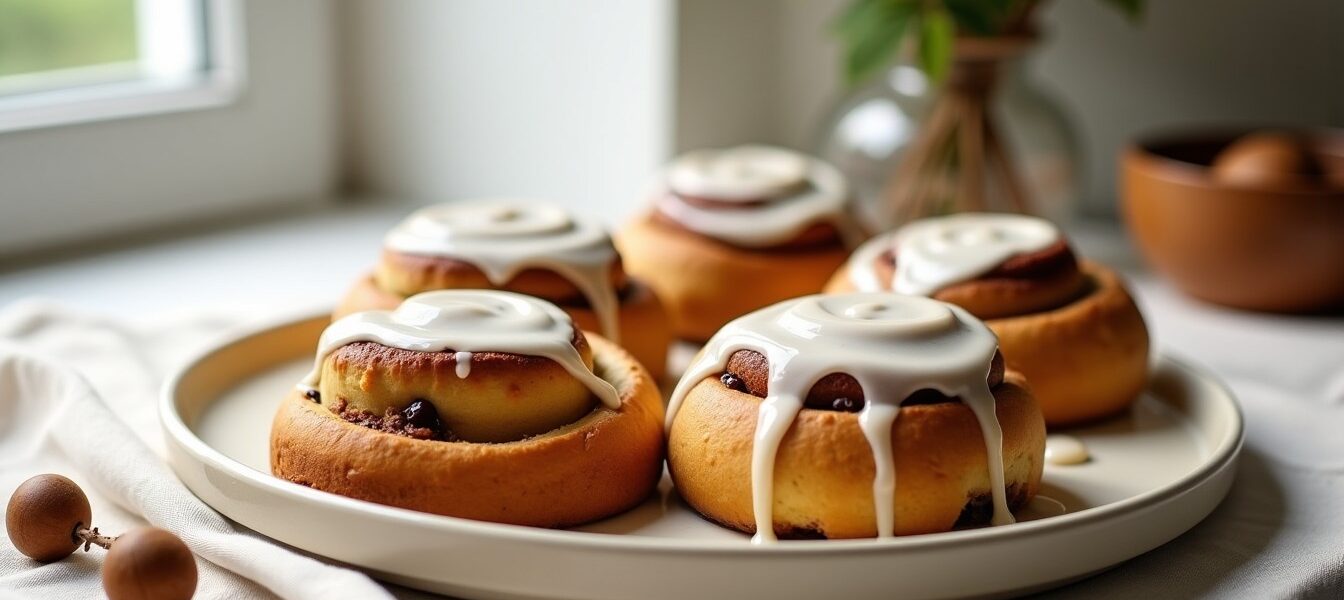 Délicieux cinnamon rolls moelleux : une recette simple et rapide à la cannelle