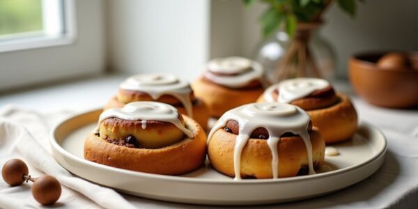 Délicieux cinnamon rolls moelleux : une recette simple et rapide à la cannelle