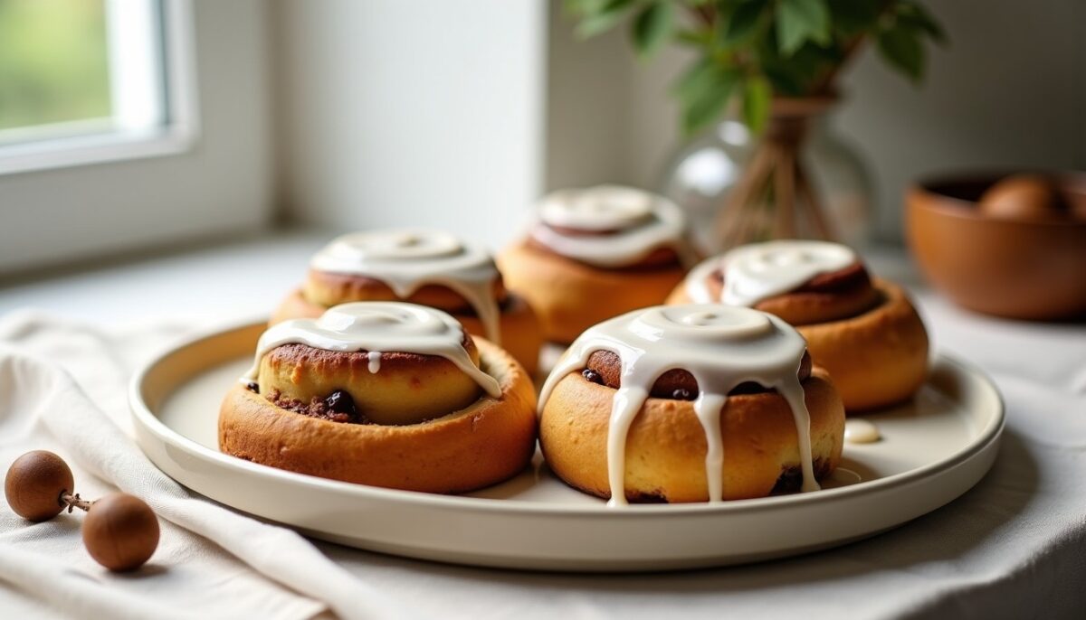 Délicieux cinnamon rolls moelleux : une recette simple et rapide à la cannelle