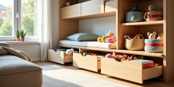 Meubles astucieux pour ranger les jouets des enfants : conseils pratiques pour organiser salon et chambre
