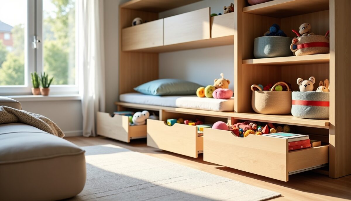 Meubles astucieux pour ranger les jouets des enfants : conseils pratiques pour organiser salon et chambre