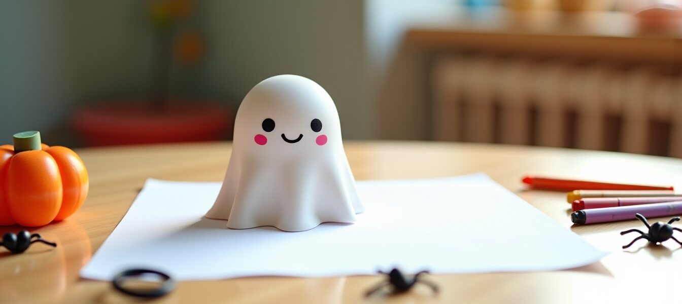 Dessin de fantômes faciles pour enfants : idées kawaii et motifs d’Halloween ludiques et simples