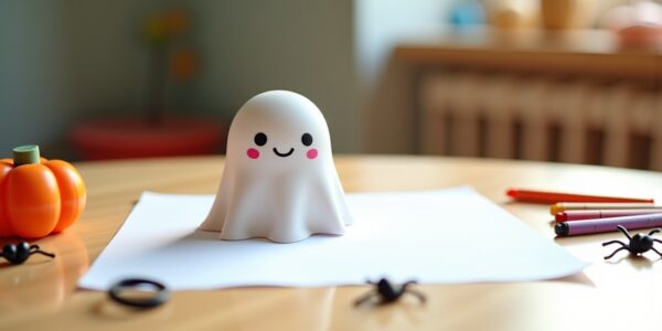 Dessin de fantômes faciles pour enfants : idées kawaii et motifs d’Halloween ludiques et simples