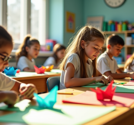 Préparer une séance d'origami en classe : matériel et organisation